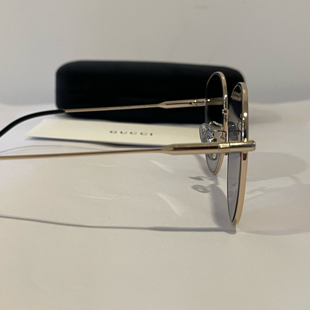 Gucci Luxury Sunglasses | Women's | Gold | Style: GG1416SK-001 - Picture 8 of 8